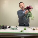 「アンティークな色合いの花束」花のワールドカップチャンピオン村松文彦のフラワーレッスン