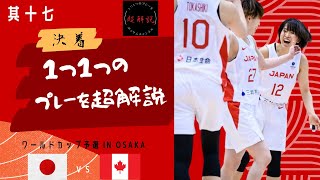 女子日本代表バスケ・超解説その⑰！！vsカナダ戦！ワールドカップ予選！最終回