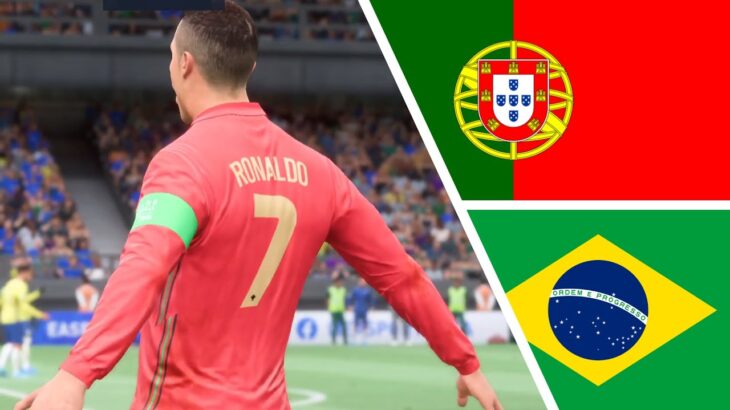 【FIFA 22】Round 16 (G1)Brazil vs Portugal(H2) | FIFA World Cup Qatar 2022【PS4】