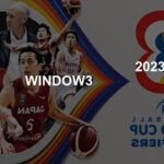 「バスケットボールワールドカップFIBA 2023アジア地区地区」Window3日本代表チームカミドン24広告