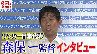 【W杯組み合わせが決定】サッカー日本代表森保一監督　インタビュー「格下はいない」