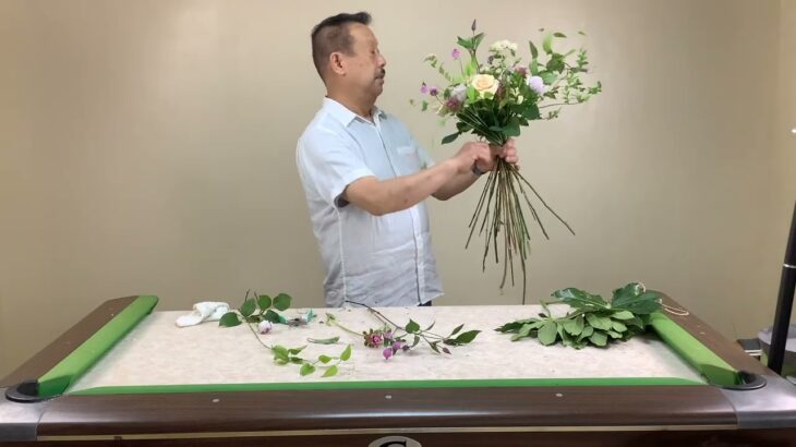 ミスマッチな花を使った花束」花のワールドカップチャンピオン村松文彦のフラワーレッスン