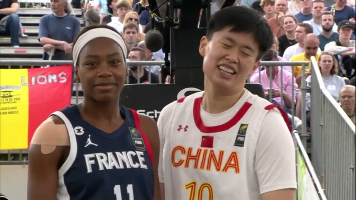 【女子 準決勝】ハイライト 中国 vs フランス｜バスケットボール3×3 ワールドカップ2022 SEMI-FINALS｜2022.06.26