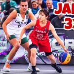 日本 vs リトアニア | FIBA 3X3 ワールドカップ 2022