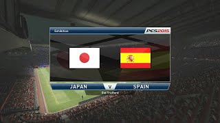 [サッカー ゲーム] PES 2015 | 仮想 2022 カタール ワールドカップ | 日本 2 vs 0 スペイン