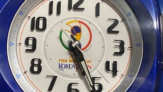 【いちばん混じり気のない気高い青】SEIKO 2002年ワールドカップ記念目覚まし時計  AC608L