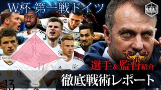 【戦術考察】W杯で日本代表と対戦するドイツ代表徹底分析　選手＆監督紹介