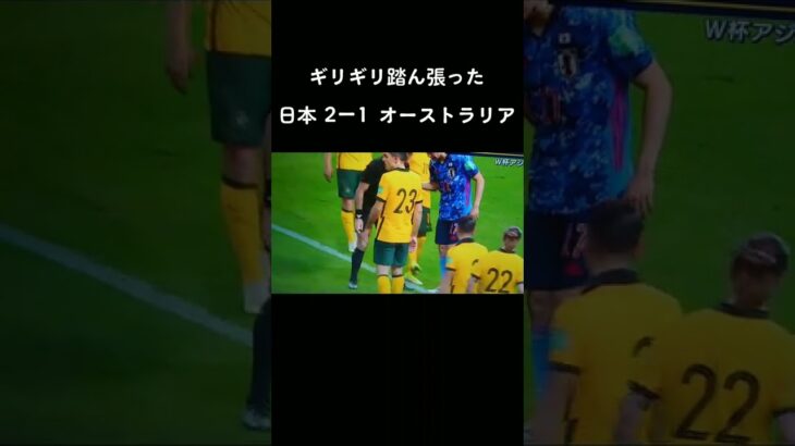 日本 オーストラリア ワールドカップ最終予選 ギリギリ サッカー動画max