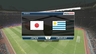 日本 vs ウルグァイ [歴代FIFAワールドカップ優勝国との試合] [サッカーゲーム] PES 2015