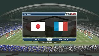 日本 vs フランス [歴代FIFAワールドカップ優勝国との試合] [サッカーゲーム] PES 2015