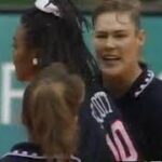 1995ワールドカップ女子バレー　日本対アメリカ