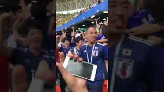 2018年ロシアワールドカップ　日本対コロンビア　サランスクの奇跡　アジア勢がワールドカップで南米勢に史上初めての勝利の瞬間　現地観戦しました