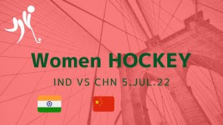 【Women Hoceky】World Cup 2022🏑  IND vs CHN Q2  5.Jul.22 इंडिया vs चीन インド vs 中国 सुपर गोल 曲棍球
